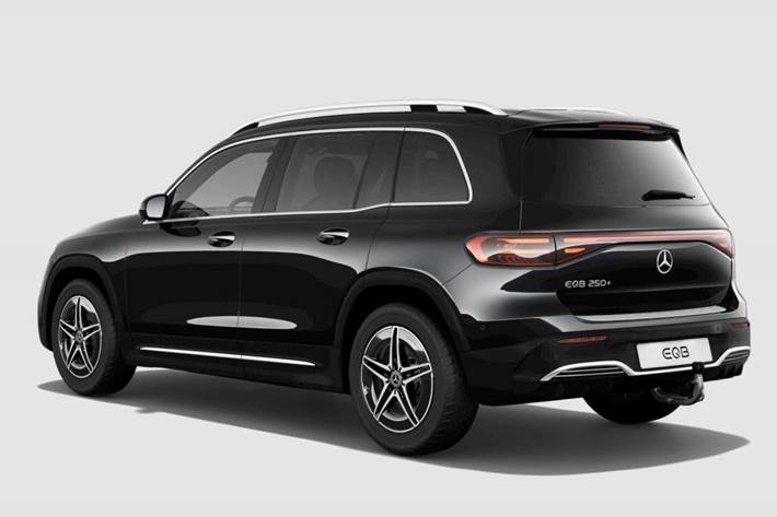 Sort Mercedes EQB250+ fra 2025