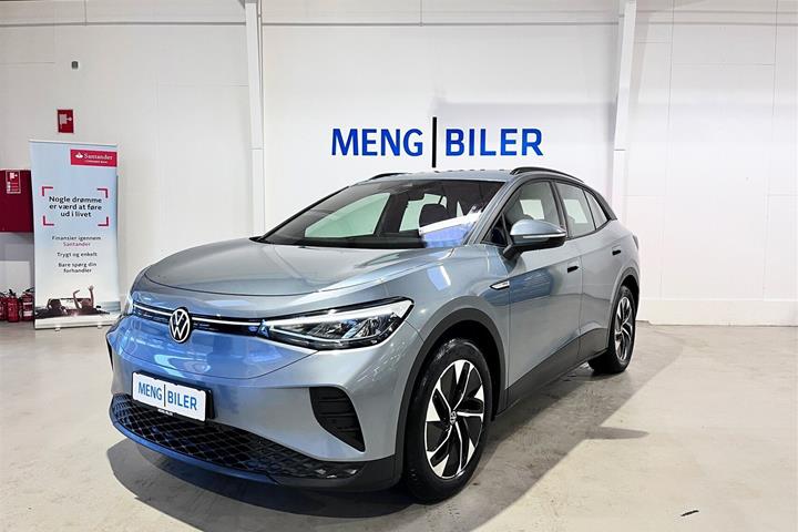 Blå VW ID.4 fra 2022 set udefra