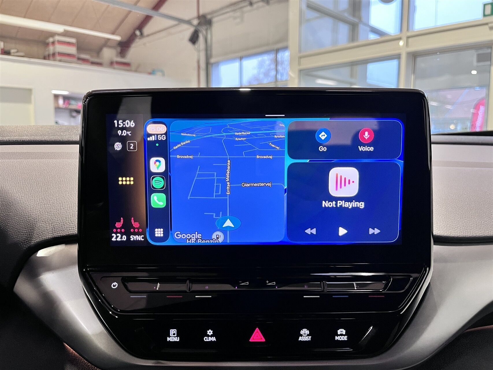 Blå VW ID.4 fra 2022