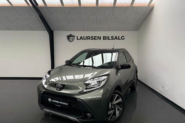 Grøn Toyota Aygo X fra 2023