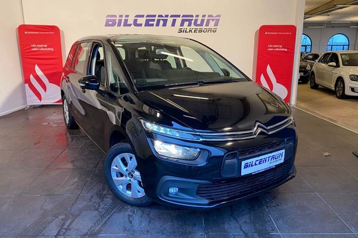 Sort Citroën Grand C4 Picasso fra 2017 set udefra
