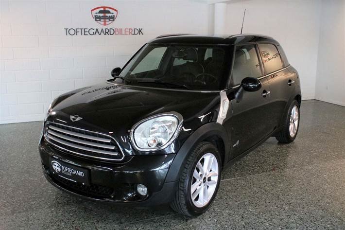 Sort Mini Countryman Cooper fra 2012 set udefra