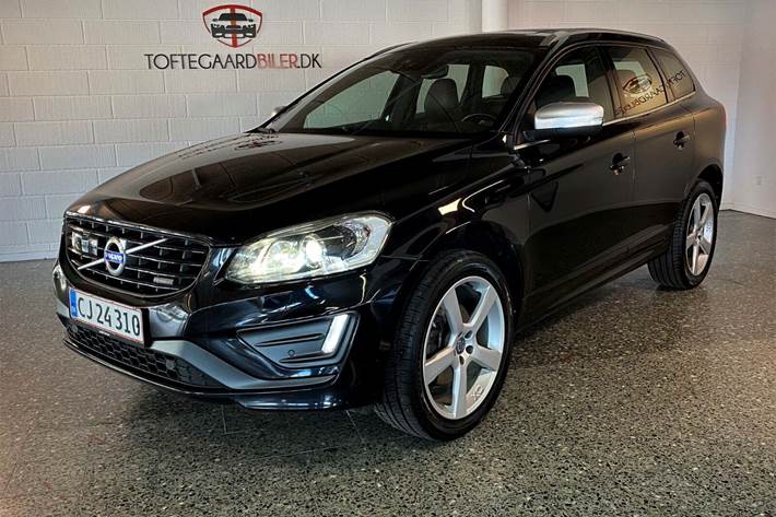 Sort Volvo XC60 fra 2014 set udefra