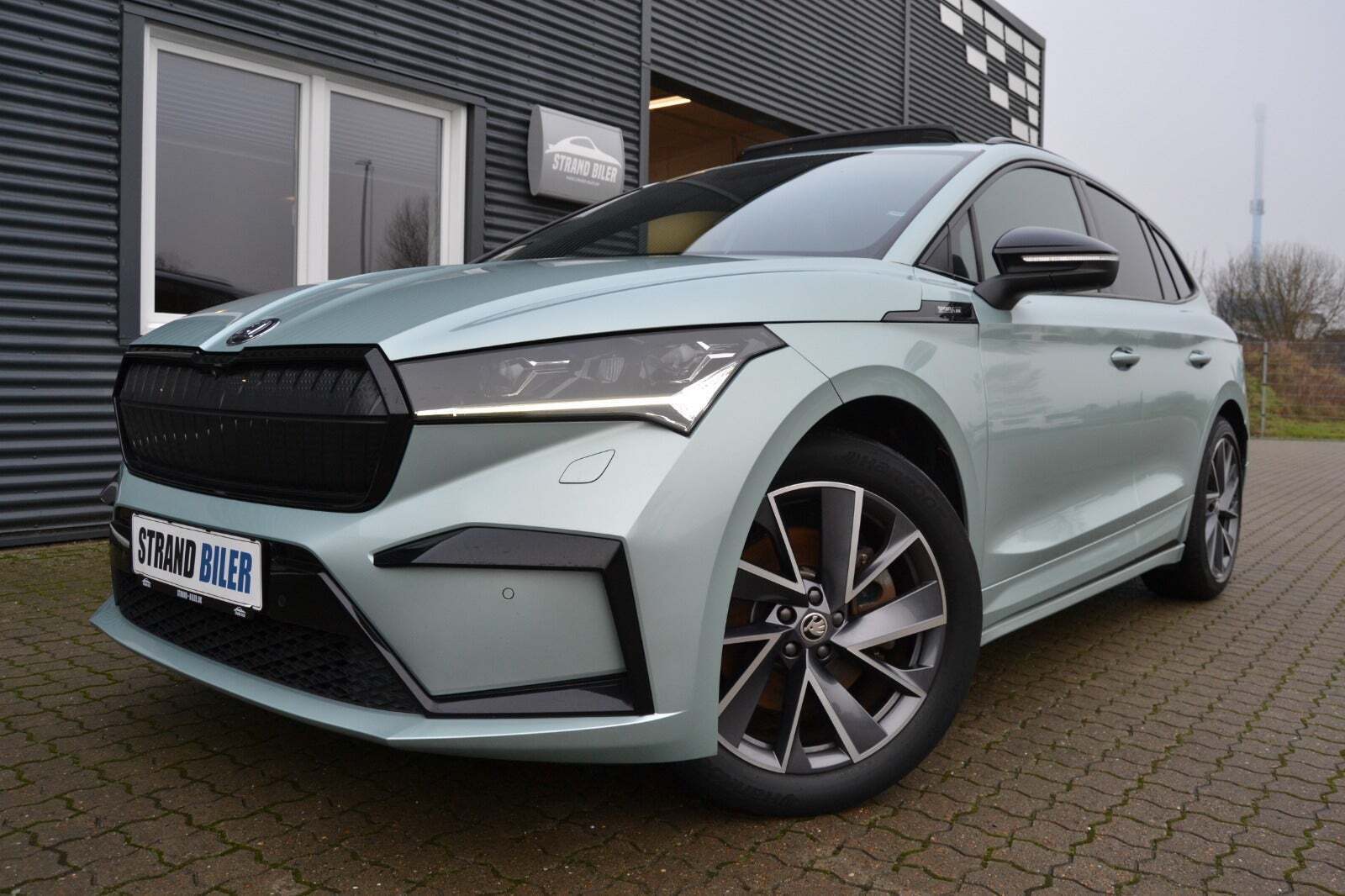 Grøn Skoda Enyaq fra 2021