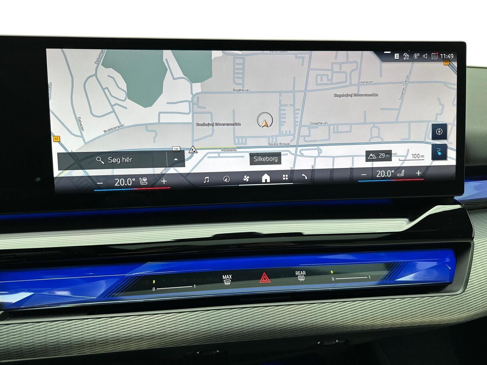 Blå BMW i5 fra 2024