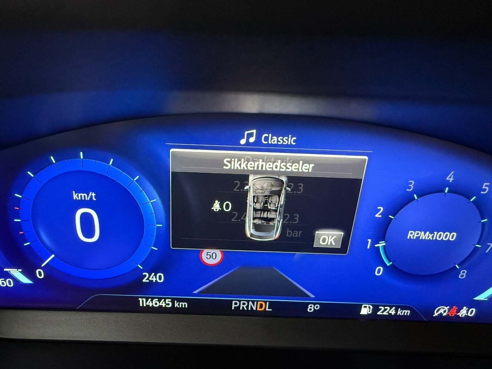 Sort Ford Focus fra 2022