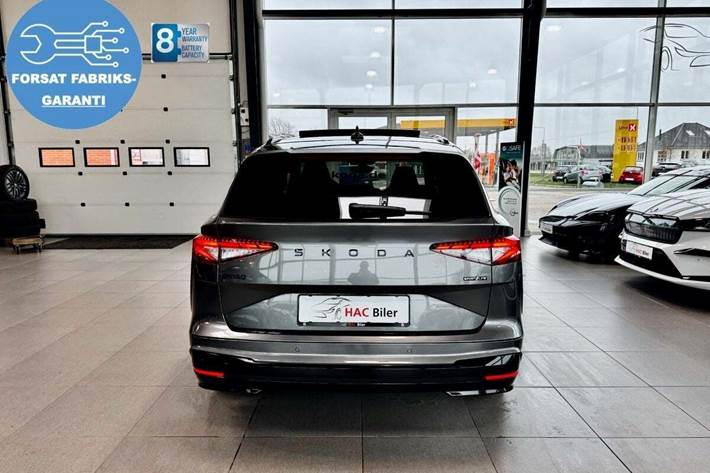 Grå Skoda Enyaq fra 2026