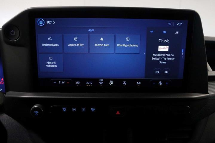Hvid Ford E-Transit Custom 340 L2 fra 2025