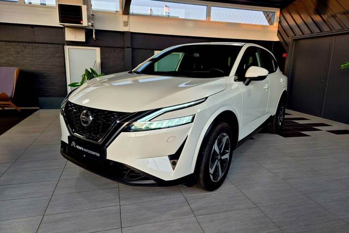 Hvid Nissan Qashqai fra 2021