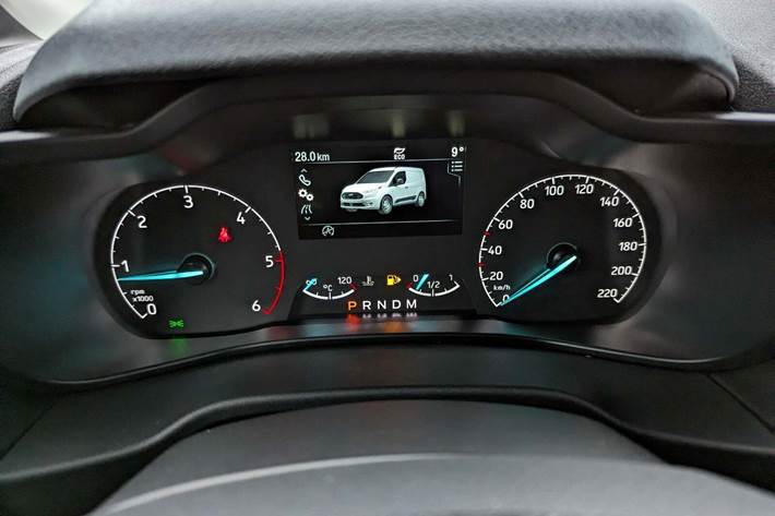 Blå Ford Transit Connect fra 2023