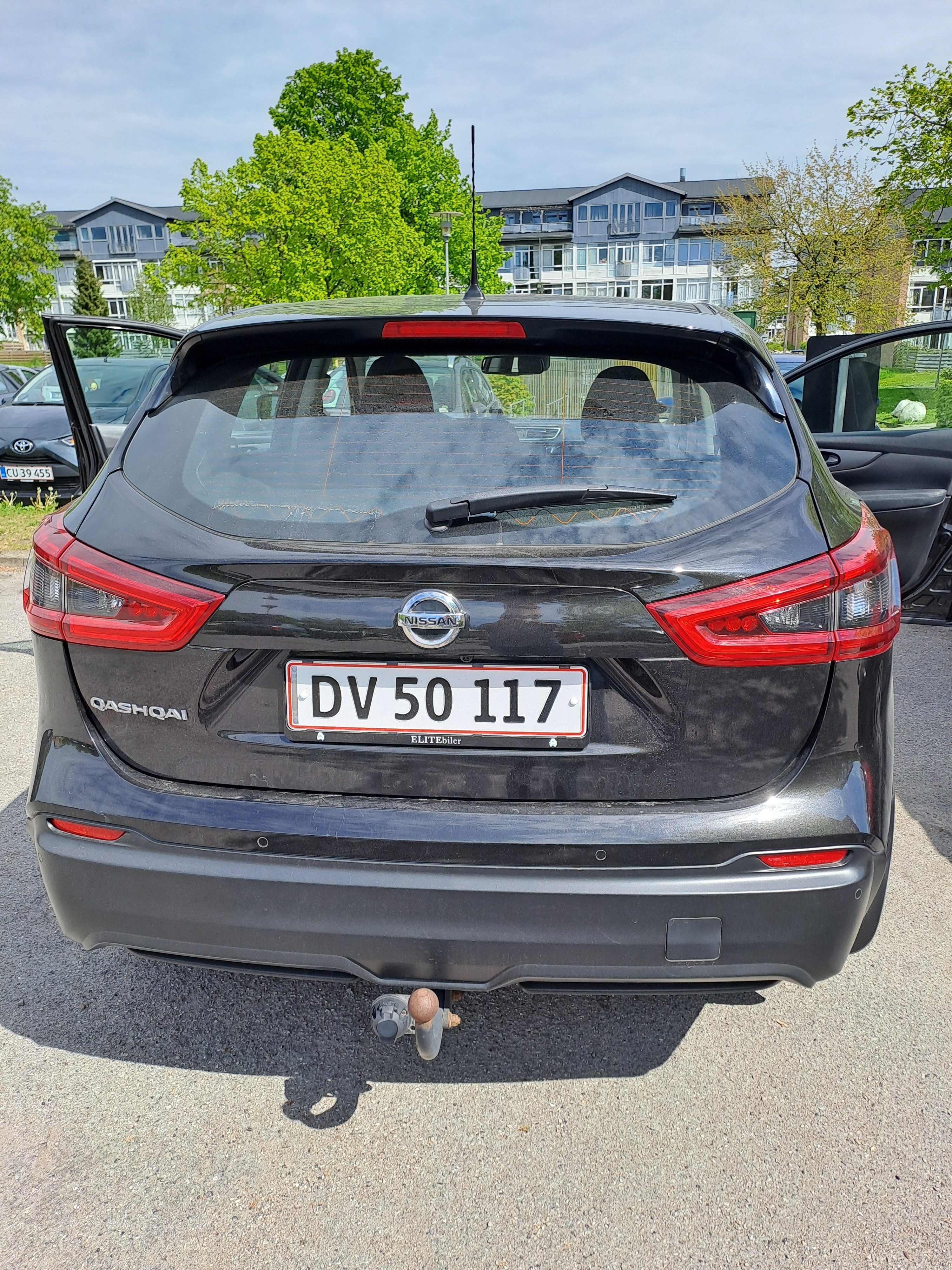 Sort Nissan Qashqai fra 2019