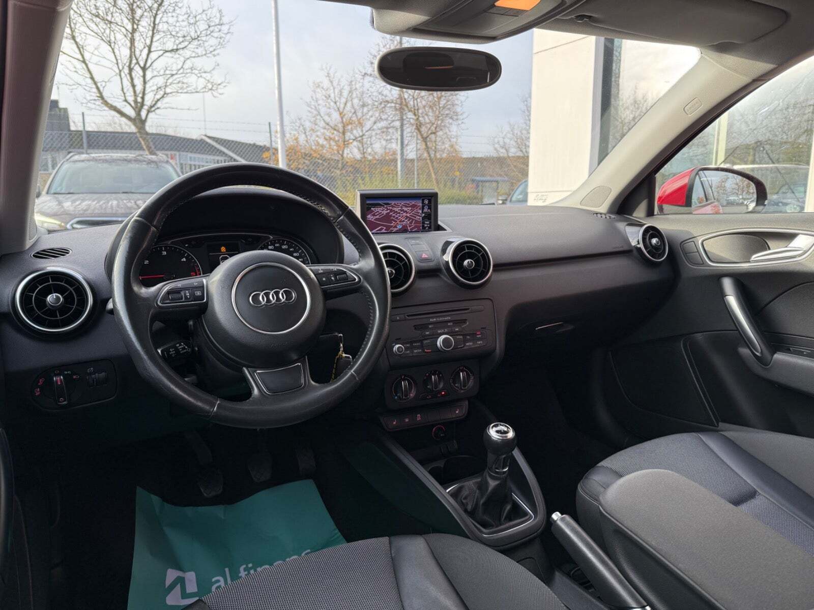 Rød Audi A1 fra 2013