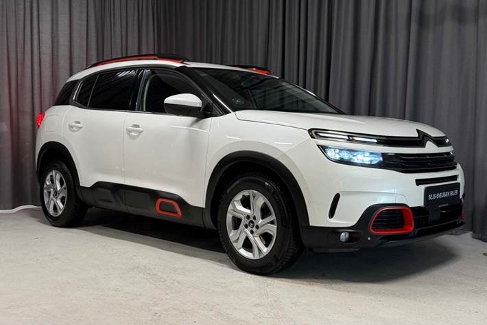 Hvid Citroën C5 Aircross fra 2019 set udefra