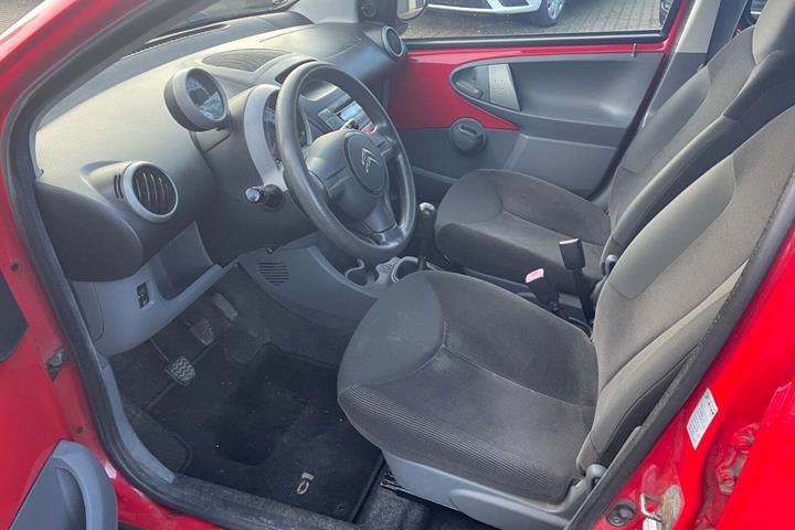 Rød Citroën C1 fra 2008