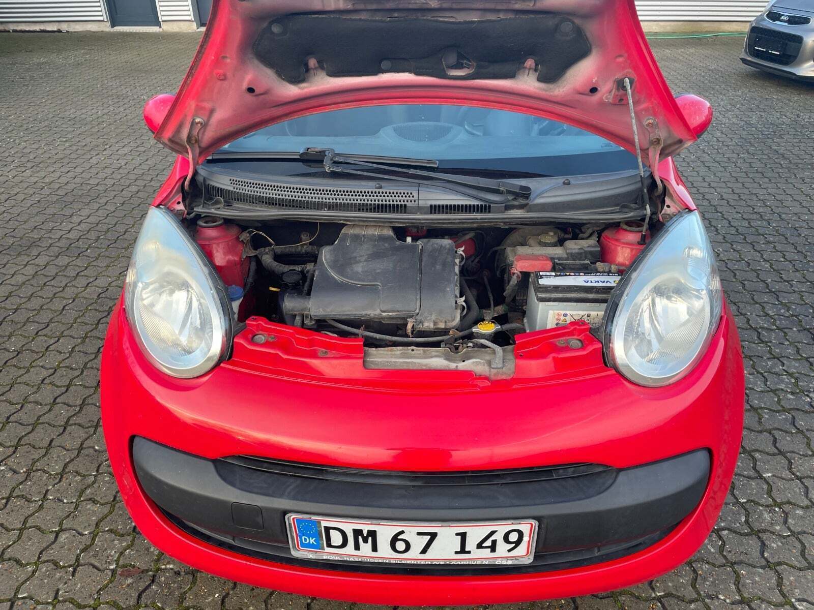 Rød Citroën C1 fra 2008