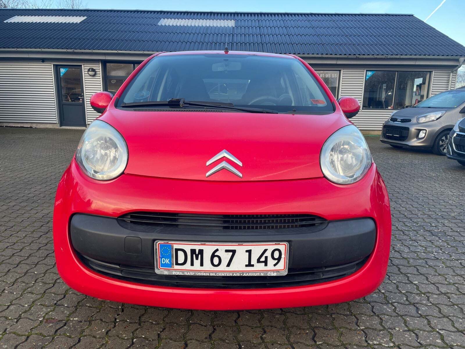Rød Citroën C1 fra 2008