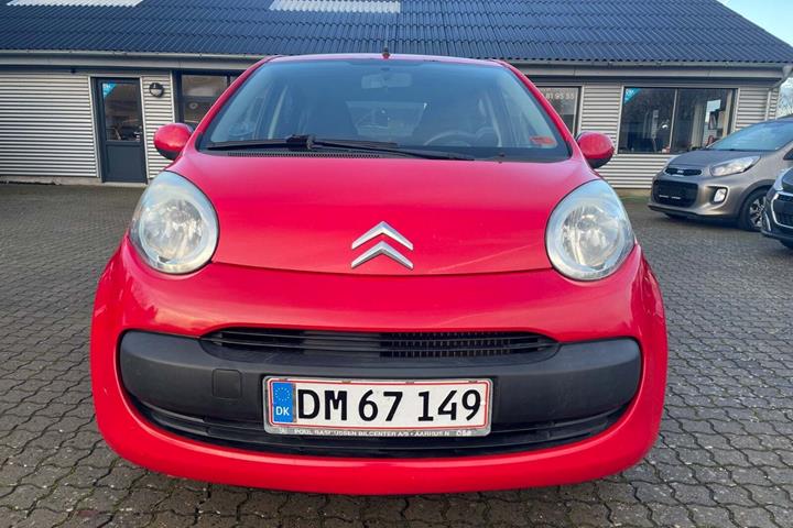 Rød Citroën C1 fra 2008