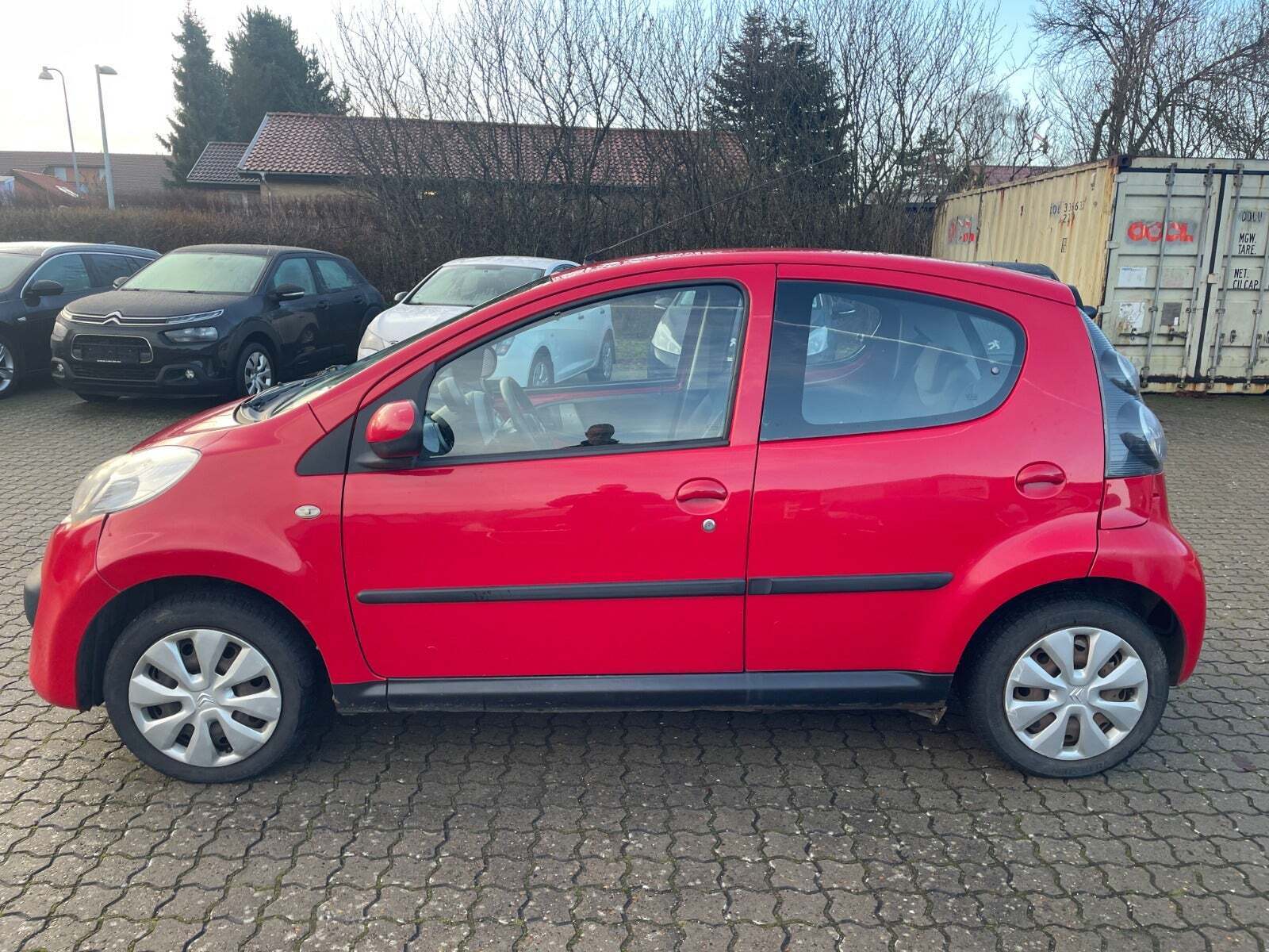 Rød Citroën C1 fra 2008