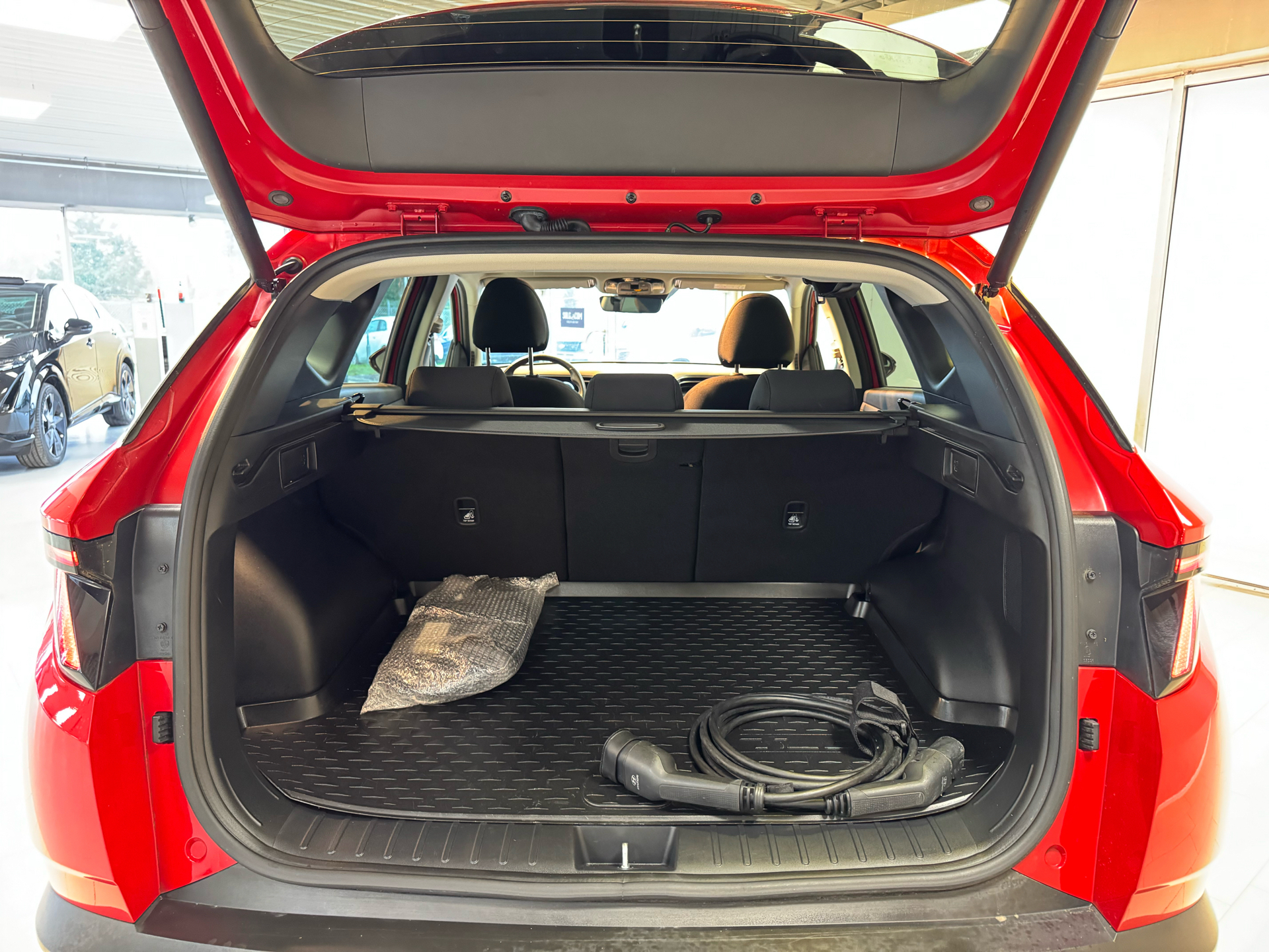 Rød Hyundai Tucson fra 2022