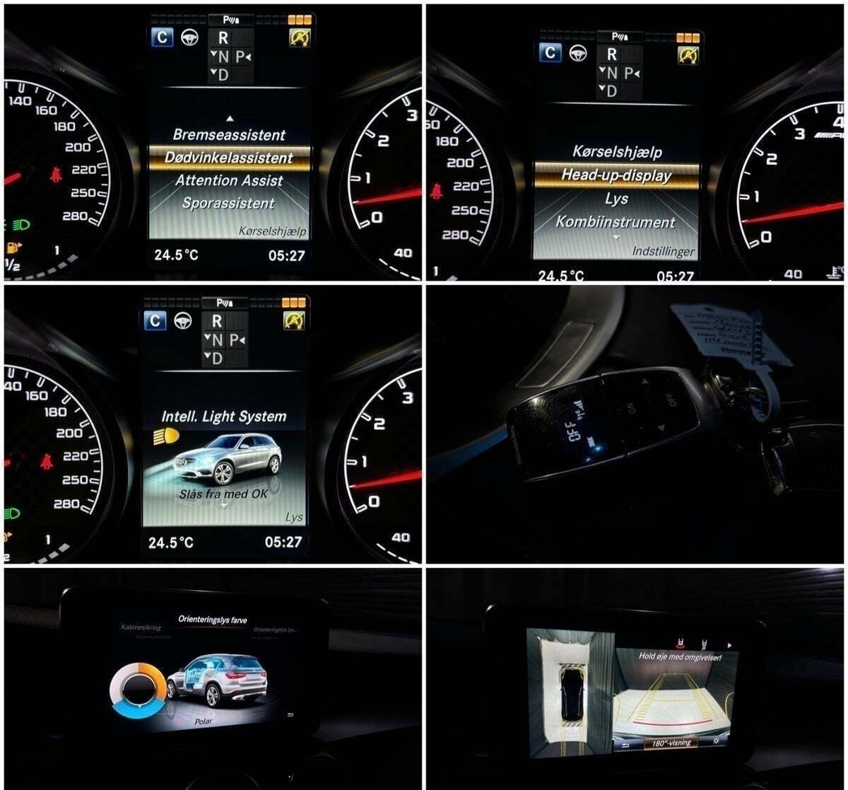 Sort Mercedes GLC43 fra 2017