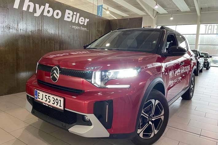 Rød Citroën e-C3 Aircross fra 2025