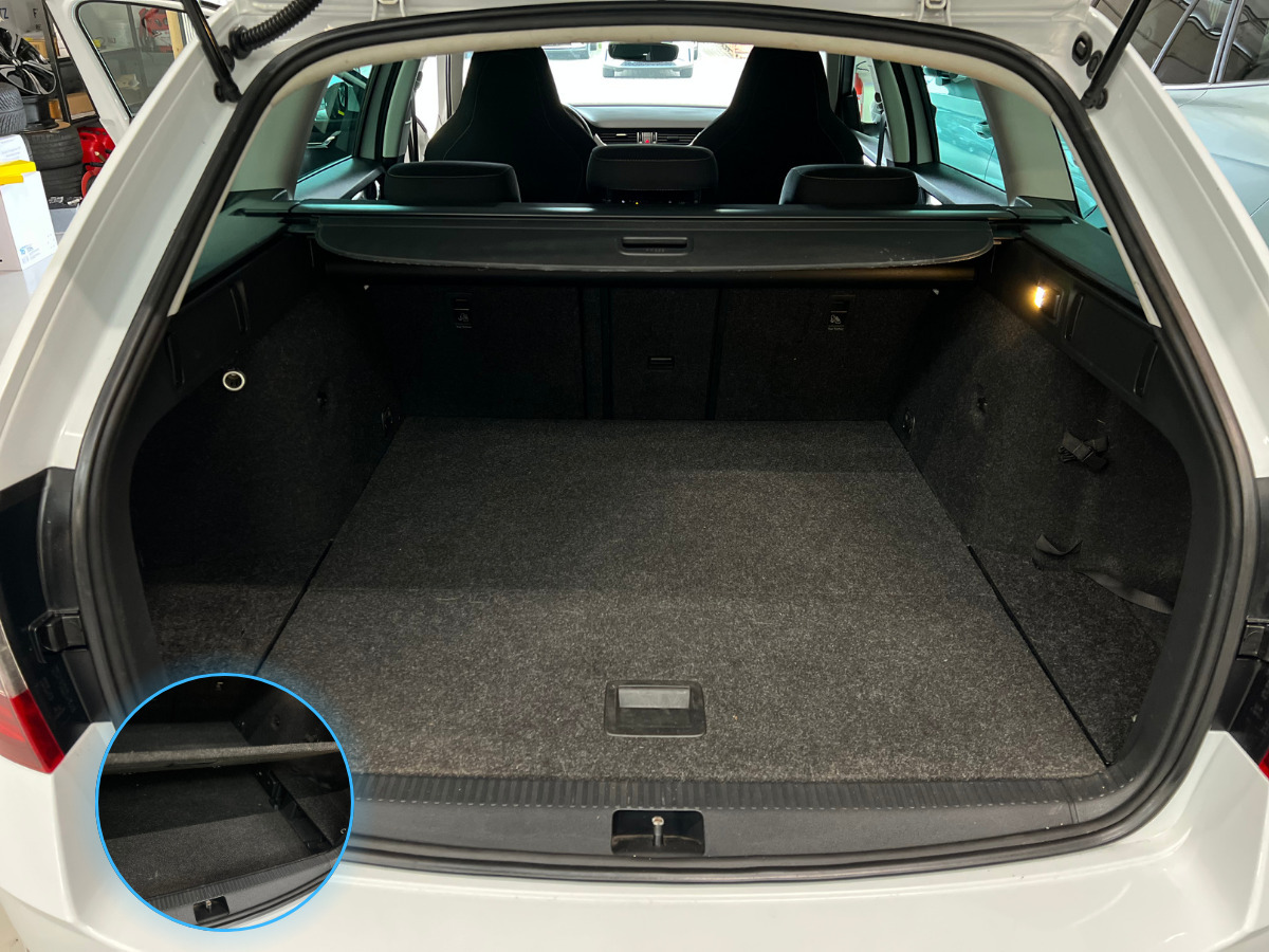 Hvid Skoda Octavia fra 2018