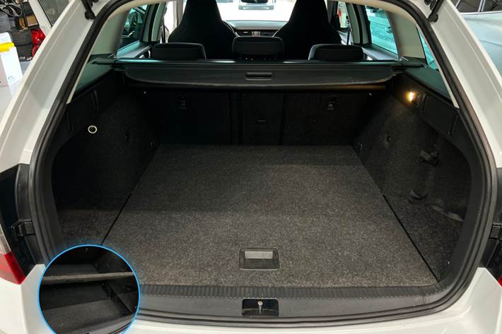 Hvid Skoda Octavia fra 2018