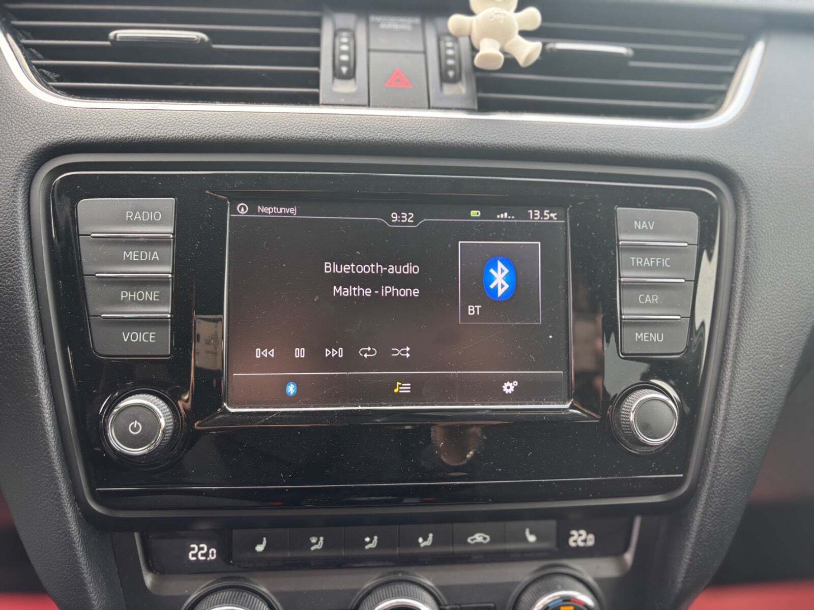 Hvid Skoda Octavia fra 2016