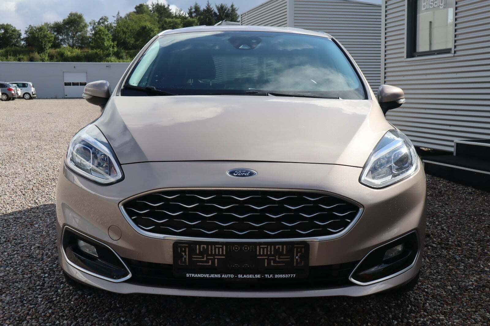 Orange Ford Fiesta fra 2018