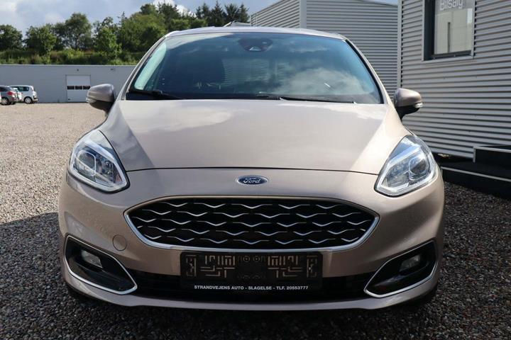 Orange Ford Fiesta fra 2018