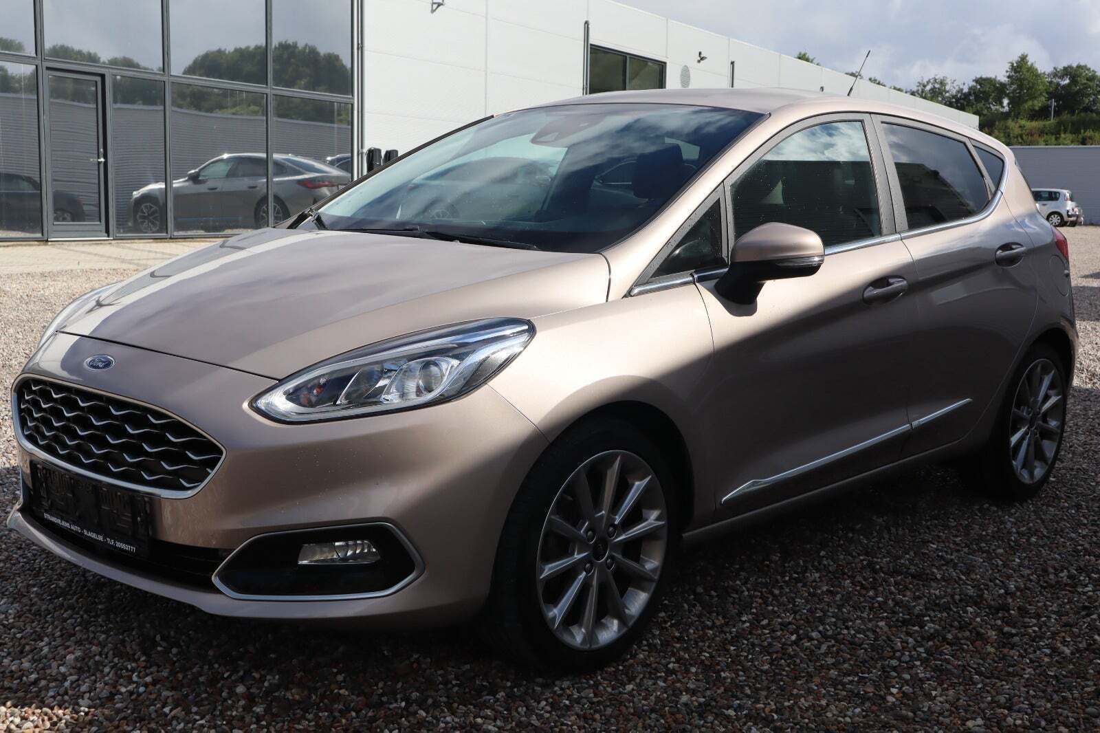 Orange Ford Fiesta fra 2018