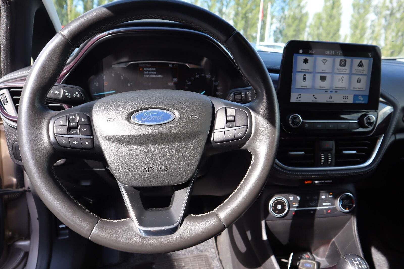 Orange Ford Fiesta fra 2018