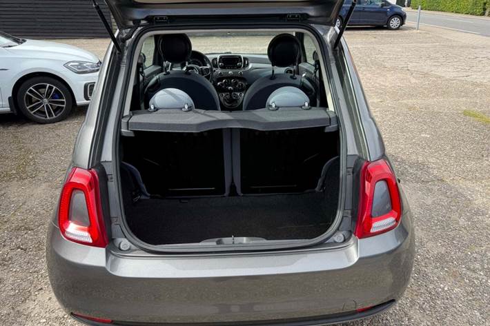 Sølv Fiat 500 fra 2016