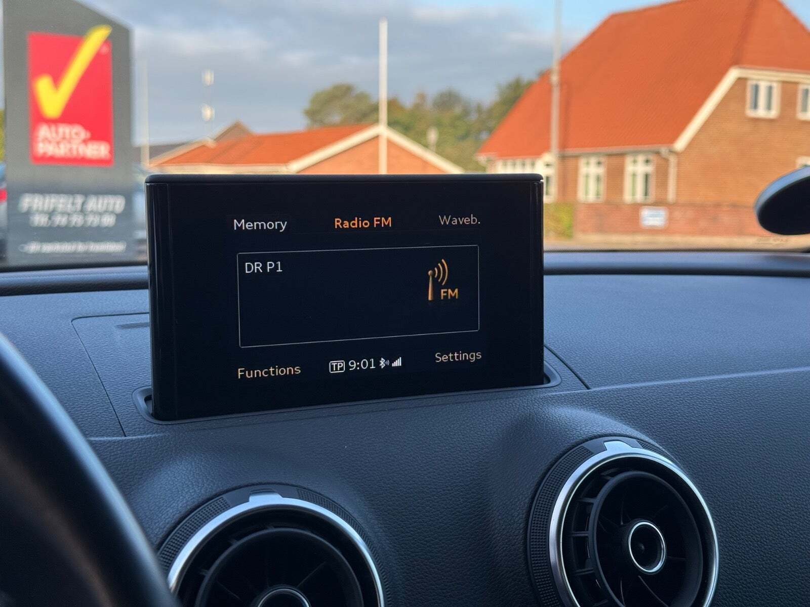 Hvid Audi A3 fra 2015