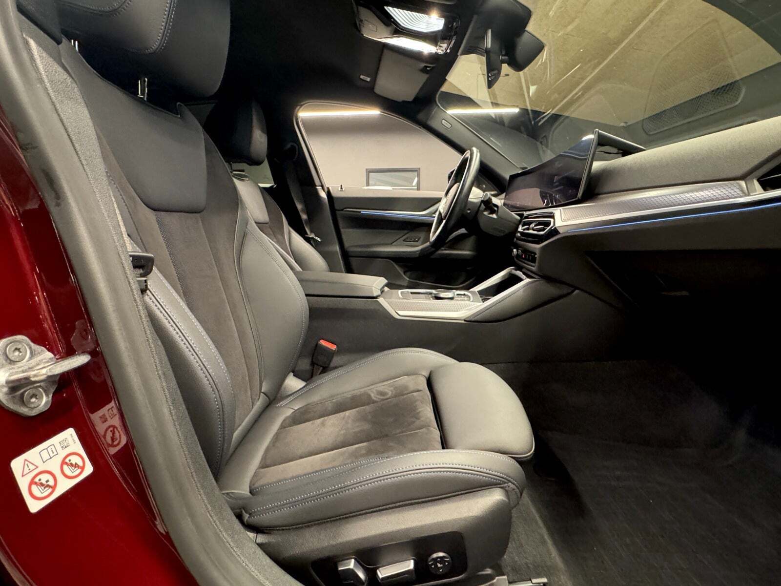 Rød BMW i4 fra 2024