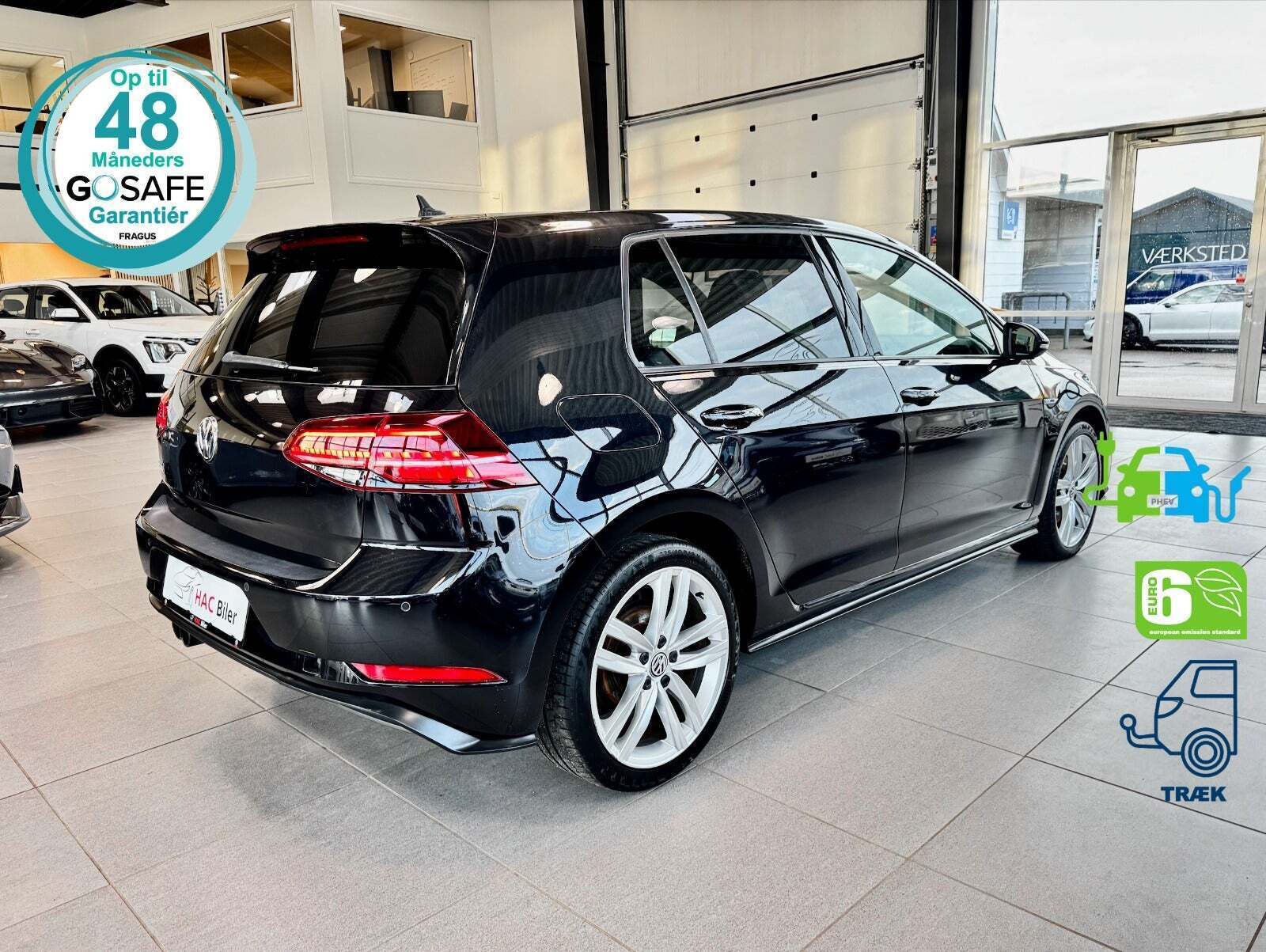 Sort VW Golf VII fra 2018