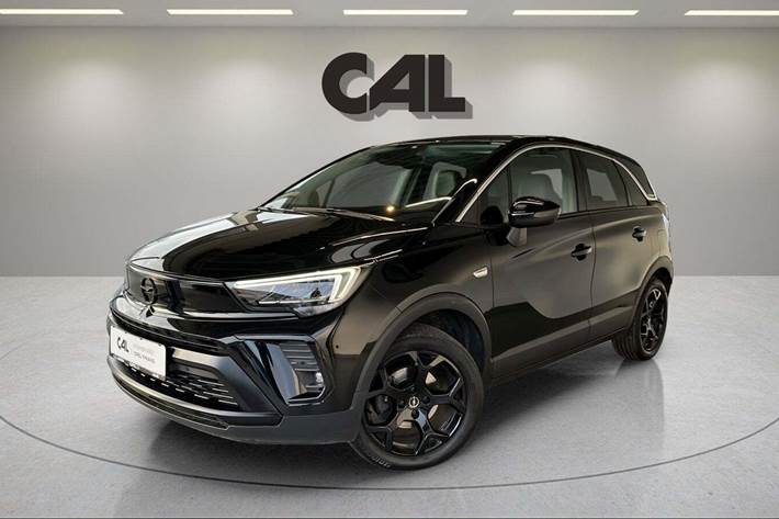 Sort Opel Crossland fra 2023 set udefra