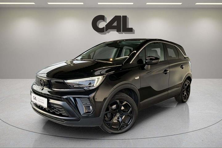 Sort Opel Crossland fra 2023 set udefra
