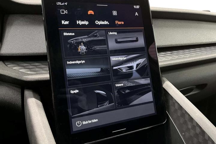 Sort Polestar 2 fra 2023
