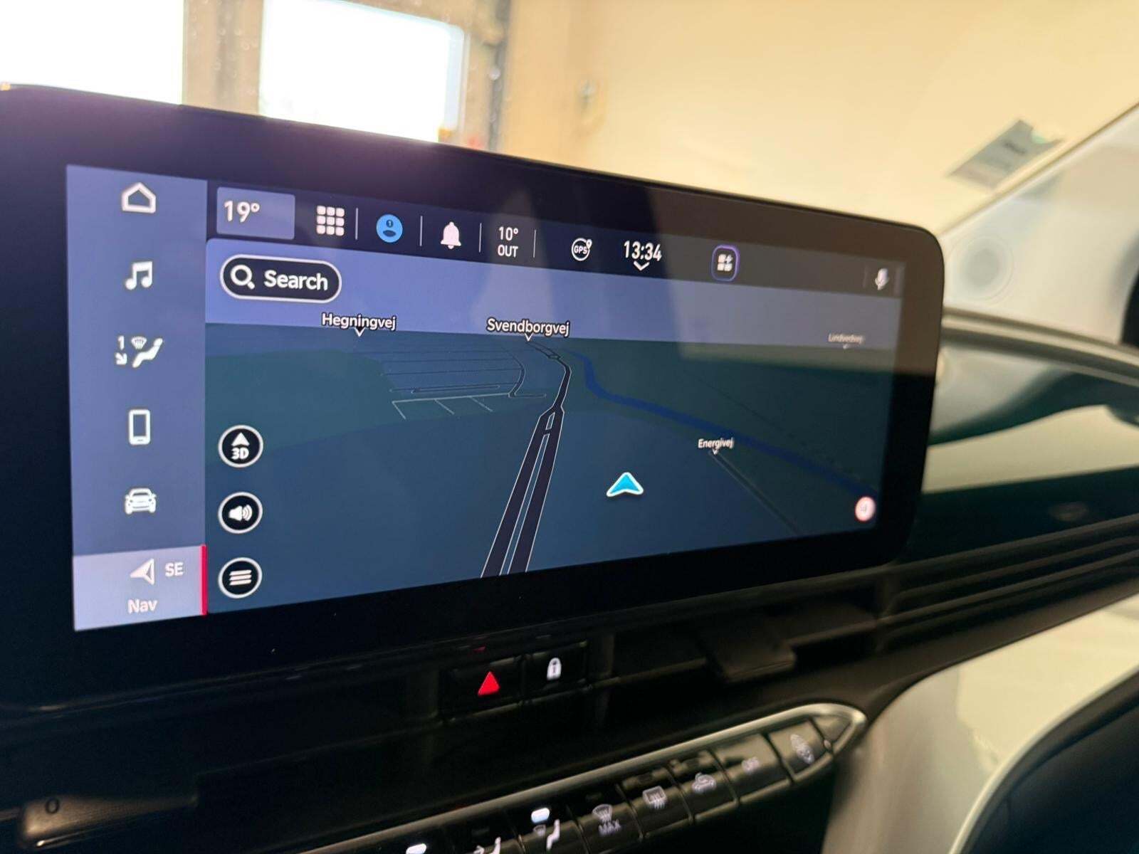 Blå Fiat 500e fra 2022