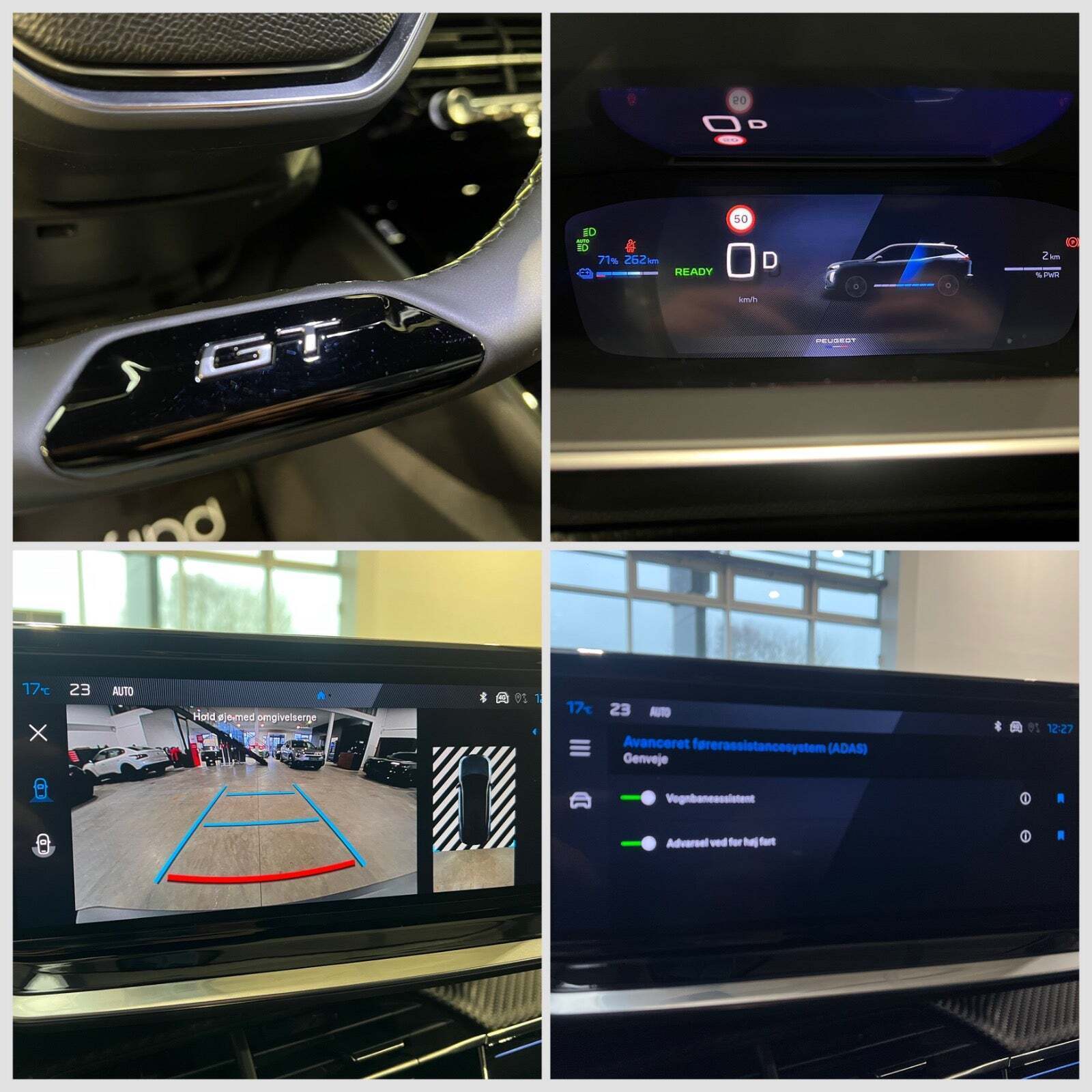 Grå Peugeot e-2008 fra 2025