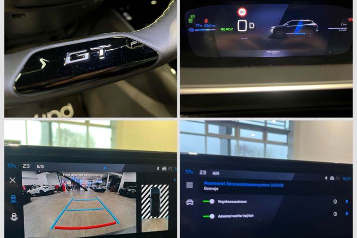 Grå Peugeot e-2008 fra 2025