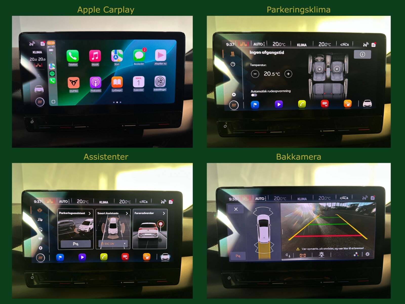 Blå Cupra Born fra 2022