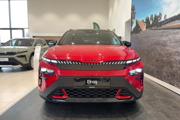 Rød Skoda Elroq fra 2026