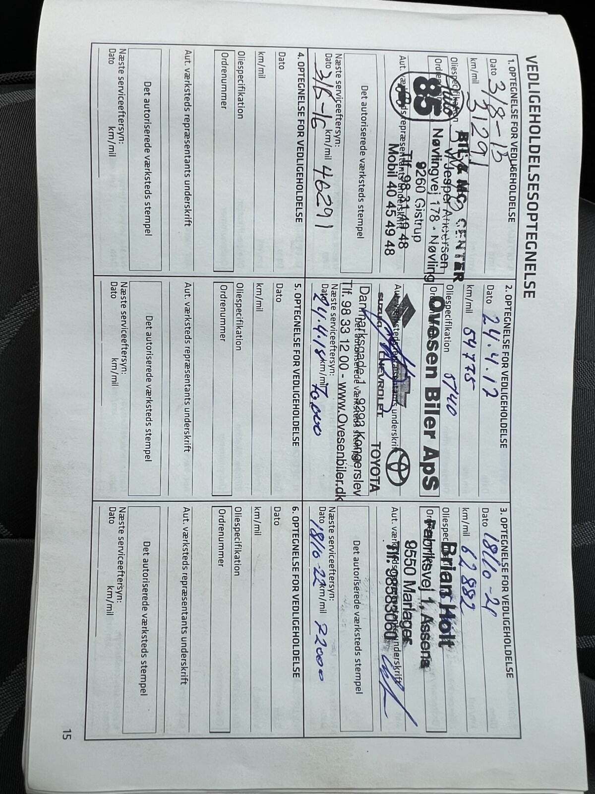 Grøn Chevrolet Spark fra 2012