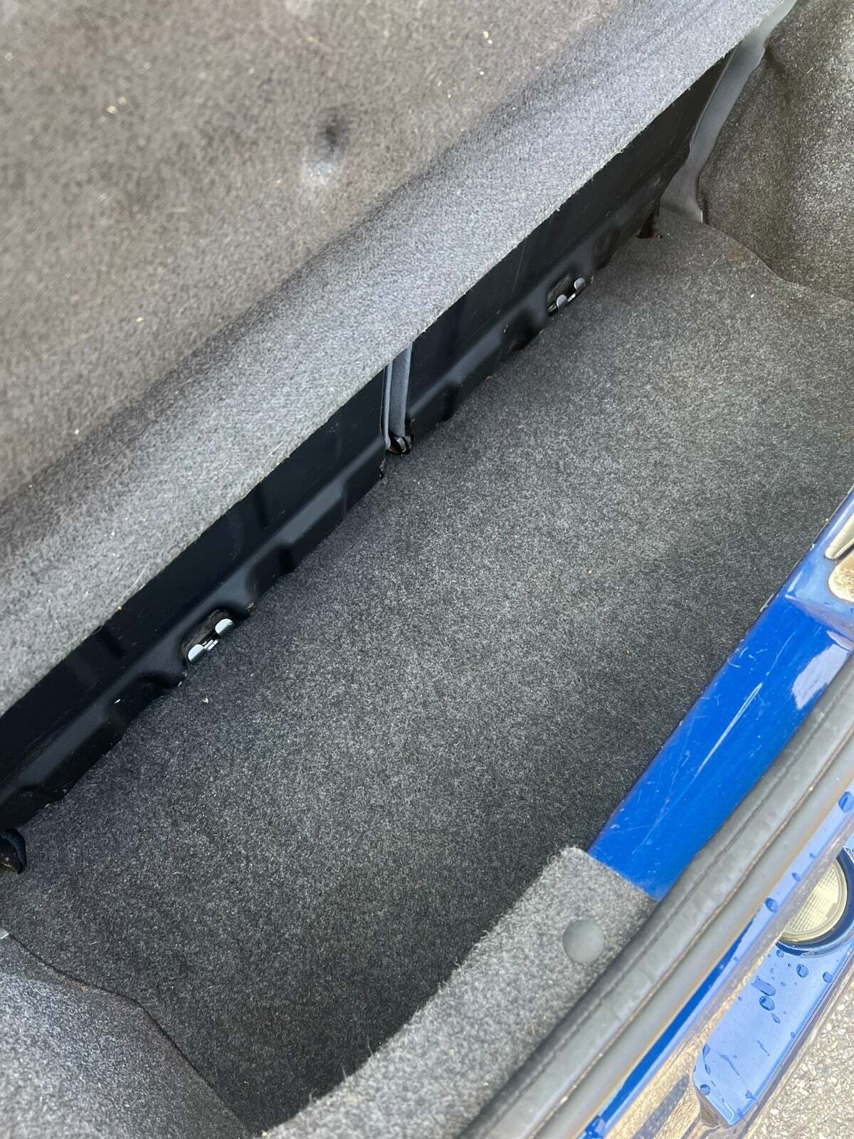 Blå Toyota Aygo fra 2007