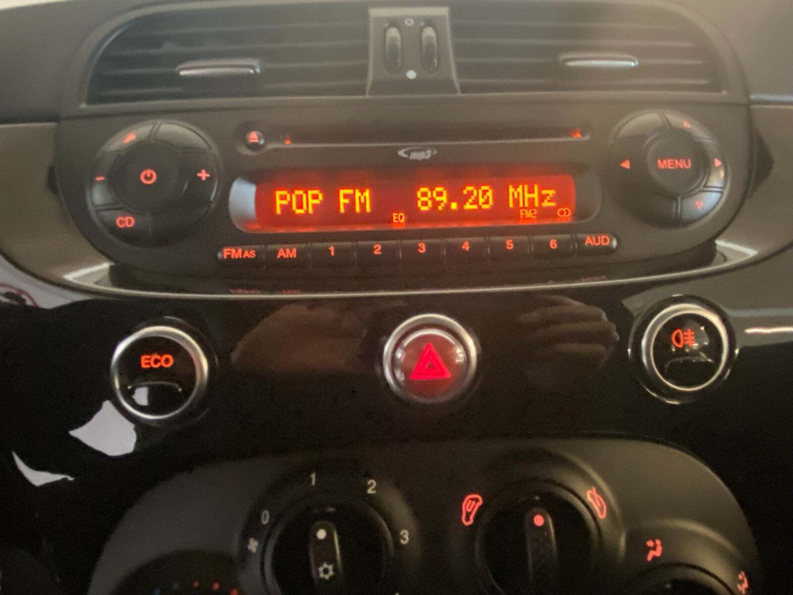 Sort Fiat 500 fra 2013