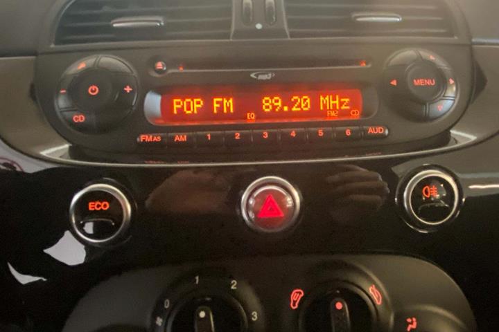 Sort Fiat 500 fra 2013