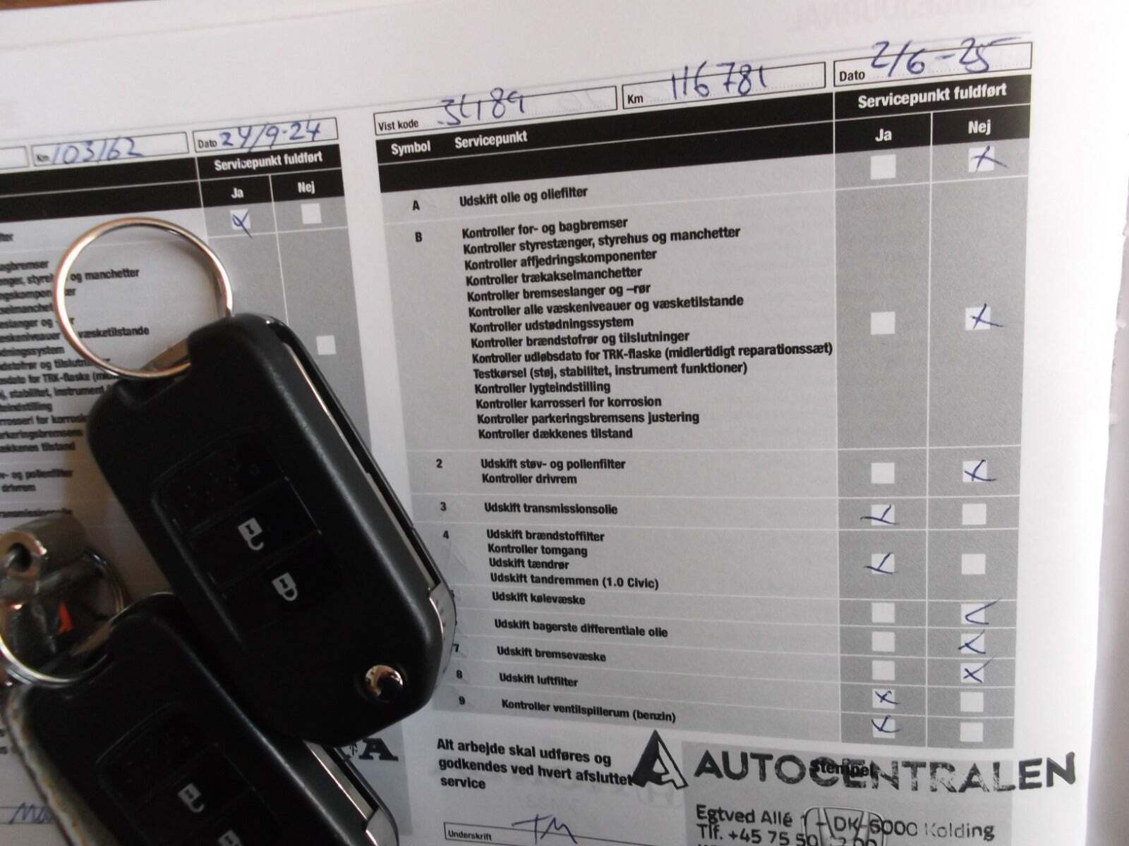 Orange Honda Jazz fra 2019