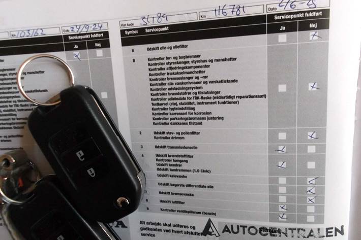 Orange Honda Jazz fra 2019